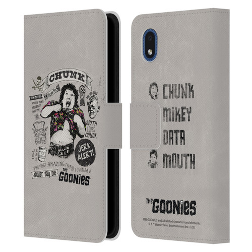 The Goonies Graphics Character Art Leather Book Wallet Case Cover For Samsung Galaxy A01 Core (2020)