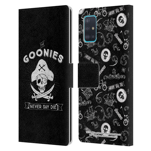 The Goonies Graphics Logo Leather Book Wallet Case Cover For Samsung Galaxy A51 (2019)