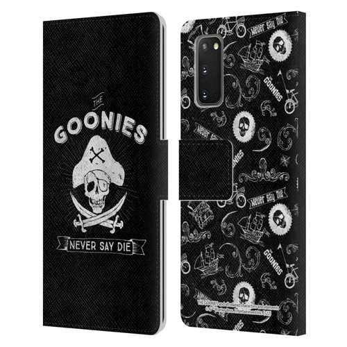 The Goonies Graphics Logo Leather Book Wallet Case Cover For Samsung Galaxy S20 / S20 5G