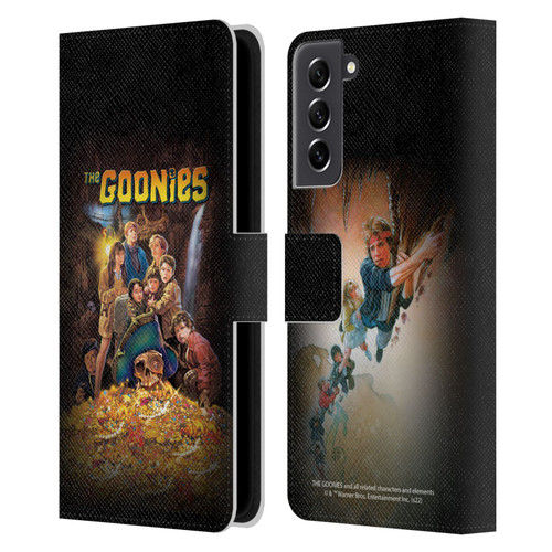 The Goonies Graphics Poster Leather Book Wallet Case Cover For Samsung Galaxy S21 FE 5G