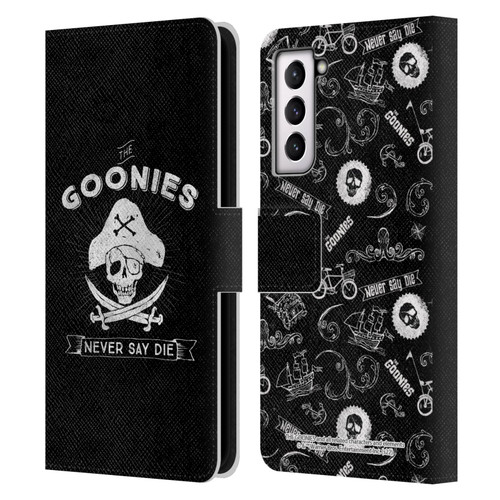 The Goonies Graphics Logo Leather Book Wallet Case Cover For Samsung Galaxy S21 5G
