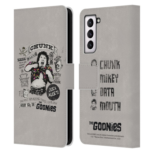 The Goonies Graphics Character Art Leather Book Wallet Case Cover For Samsung Galaxy S21 5G