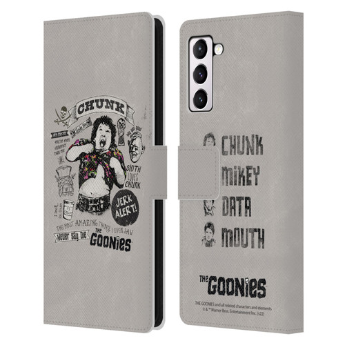The Goonies Graphics Character Art Leather Book Wallet Case Cover For Samsung Galaxy S21+ 5G