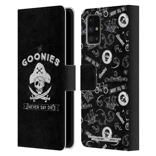 The Goonies Graphics Logo Leather Book Wallet Case Cover For Samsung Galaxy M31s (2020)