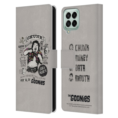 The Goonies Graphics Character Art Leather Book Wallet Case Cover For Samsung Galaxy M33 (2022)