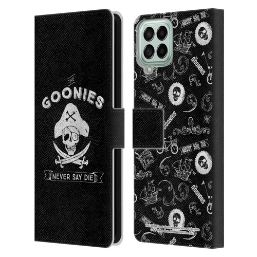The Goonies Graphics Logo Leather Book Wallet Case Cover For Samsung Galaxy M33 (2022)