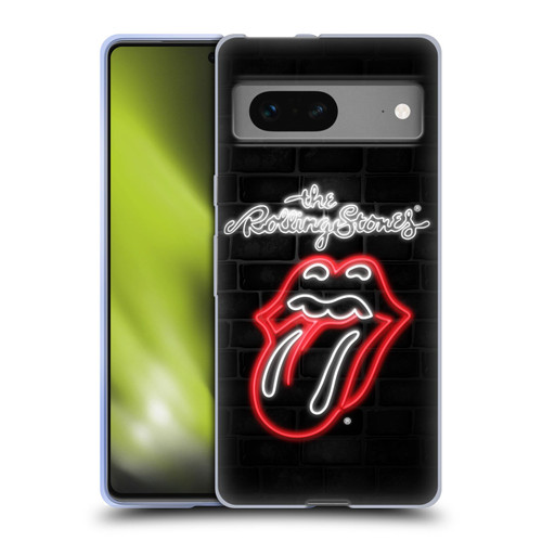 The Rolling Stones Licks Collection Neon Soft Gel Case for Google Pixel 7