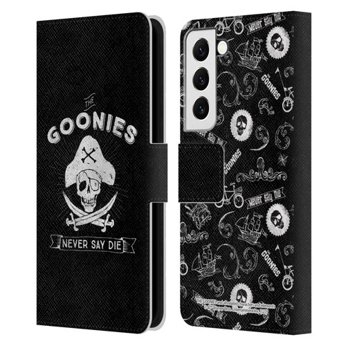 The Goonies Graphics Logo Leather Book Wallet Case Cover For Samsung Galaxy S22 5G