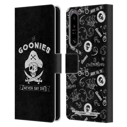 The Goonies Graphics Logo Leather Book Wallet Case Cover For Sony Xperia 1 IV