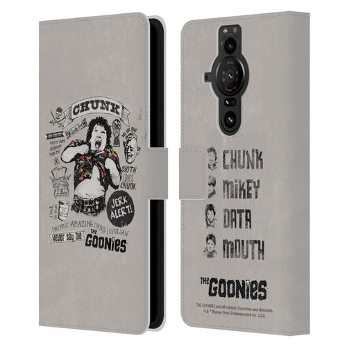 The Goonies Graphics Character Art Leather Book Wallet Case Cover For Sony Xperia Pro-I