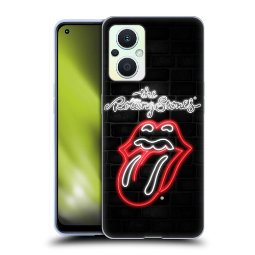 The Rolling Stones Licks Collection Neon Soft Gel Case for OPPO Reno8 Lite