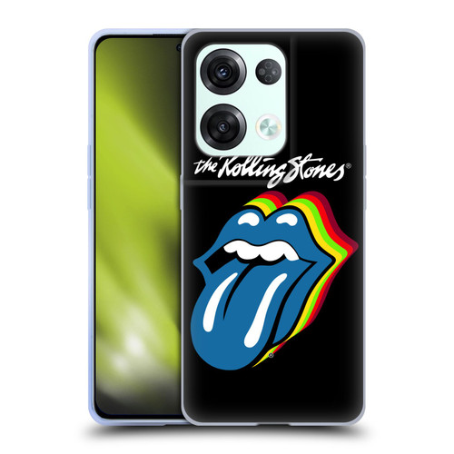 The Rolling Stones Licks Collection Pop Art 2 Soft Gel Case for OPPO Reno8 Pro