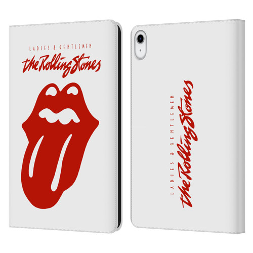 The Rolling Stones Graphics Ladies and Gentlemen Movie Leather Book Wallet Case Cover For Apple iPad 10.9 (2022)