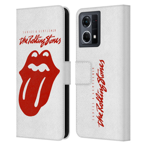 The Rolling Stones Graphics Ladies and Gentlemen Movie Leather Book Wallet Case Cover For OPPO Reno8 4G