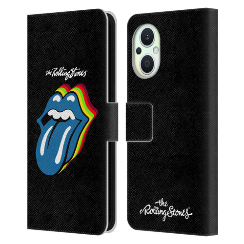 The Rolling Stones Licks Collection Pop Art 2 Leather Book Wallet Case Cover For OPPO Reno8 Lite