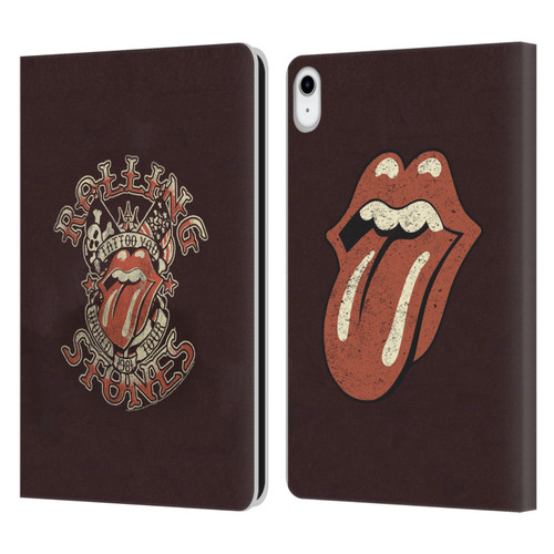 The Rolling Stones Tours Tattoo You 1981 Leather Book Wallet Case Cover For Apple iPad 10.9 (2022)