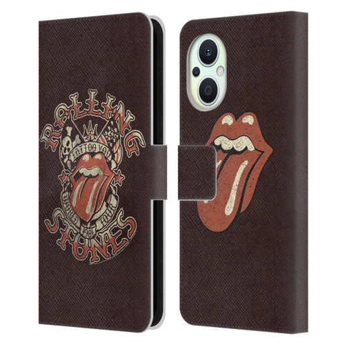 The Rolling Stones Tours Tattoo You 1981 Leather Book Wallet Case Cover For OPPO Reno8 Lite