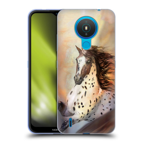 Simone Gatterwe Horses Wild 2 Soft Gel Case for Nokia 1.4