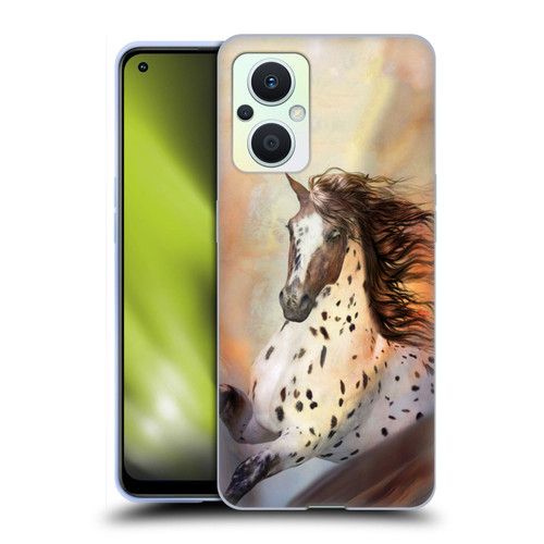 Simone Gatterwe Horses Wild 2 Soft Gel Case for OPPO Reno8 Lite