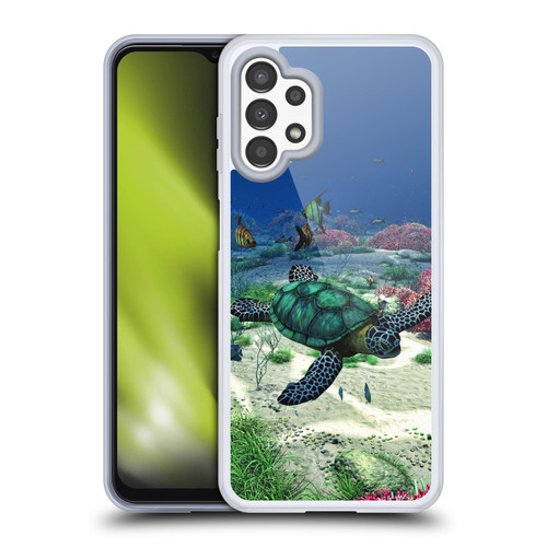 Simone Gatterwe Life In Sea Turtle Soft Gel Case for Samsung Galaxy A13 (2022)