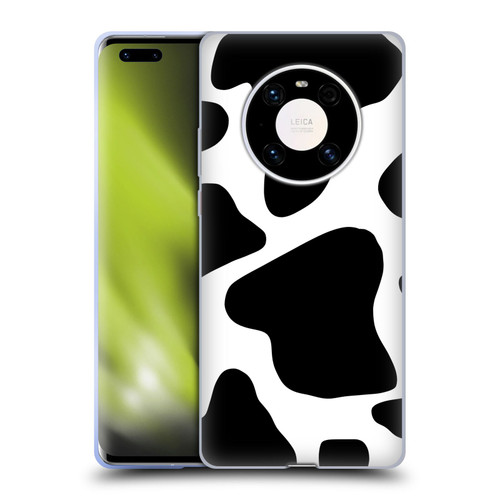 Grace Illustration Animal Prints Cow Soft Gel Case for Huawei Mate 40 Pro 5G