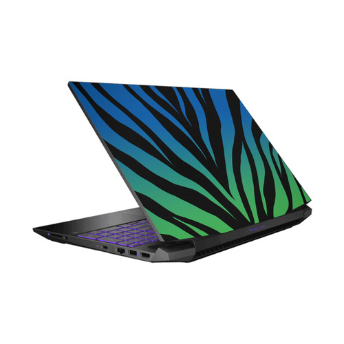 Grace Illustration Animal Prints Ombré Zebra Vinyl Sticker Skin Decal Cover for HP Pavilion 15.6" 15-dk0047TX