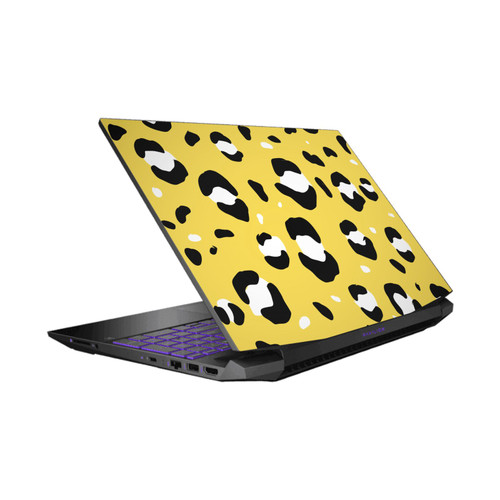 Grace Illustration Animal Prints Yellow Leopard Vinyl Sticker Skin Decal Cover for HP Pavilion 15.6" 15-dk0047TX