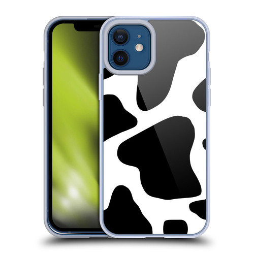 Grace Illustration Animal Prints Cow Soft Gel Case for Apple iPhone 12 / iPhone 12 Pro