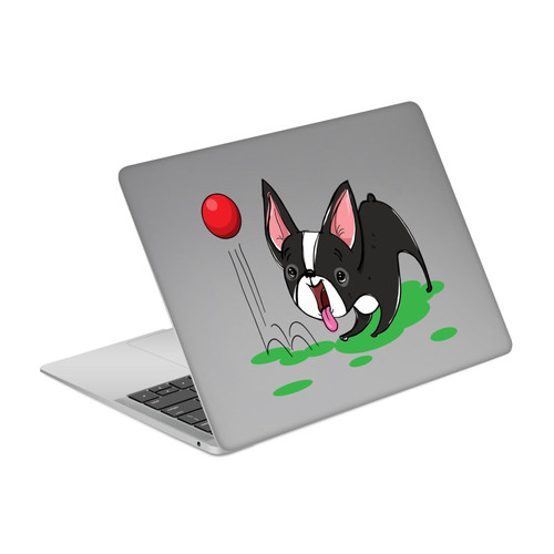 Grace Illustration Dogs Boston Terrier Vinyl Sticker Skin Decal Cover for Apple MacBook Air 13.3" A1932/A2179