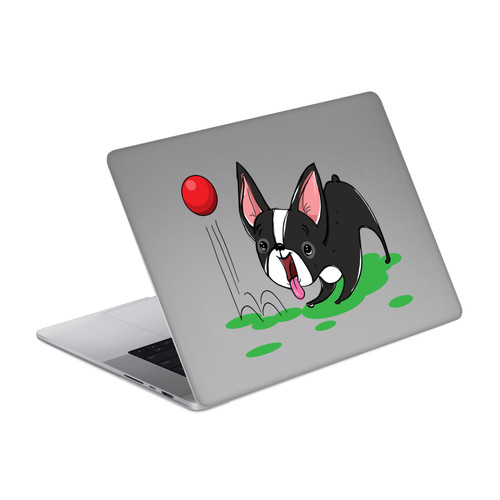 Grace Illustration Dogs Boston Terrier Vinyl Sticker Skin Decal Cover for Apple MacBook Pro 14" A2442