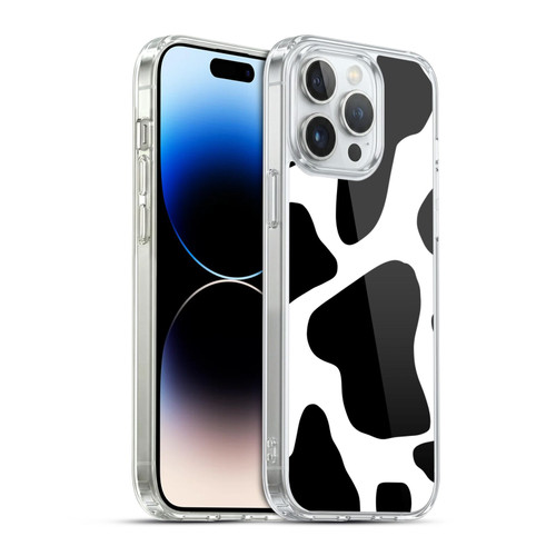 Grace Illustration Animal Prints Cow Soft Gel Case for Apple iPhone 14 Pro Max