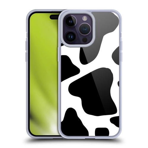 Grace Illustration Animal Prints Cow Soft Gel Case for Apple iPhone 14 Pro Max