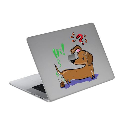 Grace Illustration Dogs Dachshund Vinyl Sticker Skin Decal Cover for Apple MacBook Pro 14" A2442