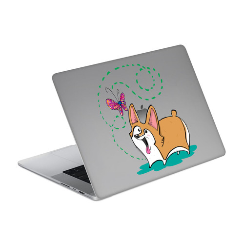 Grace Illustration Dogs Corgi Vinyl Sticker Skin Decal Cover for Apple MacBook Pro 16" A2485