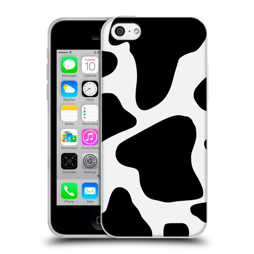 Grace Illustration Animal Prints Cow Soft Gel Case for Apple iPhone 5c
