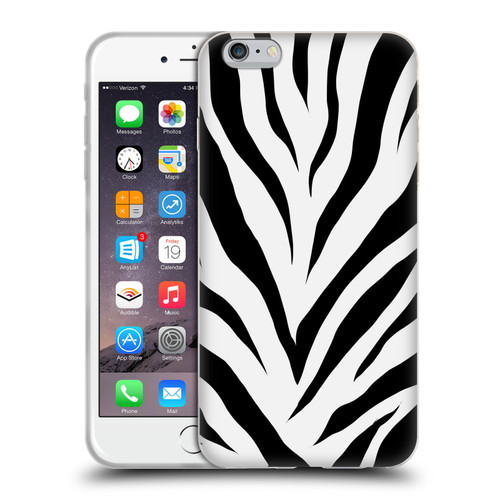 Grace Illustration Animal Prints Zebra Soft Gel Case for Apple iPhone 6 Plus / iPhone 6s Plus