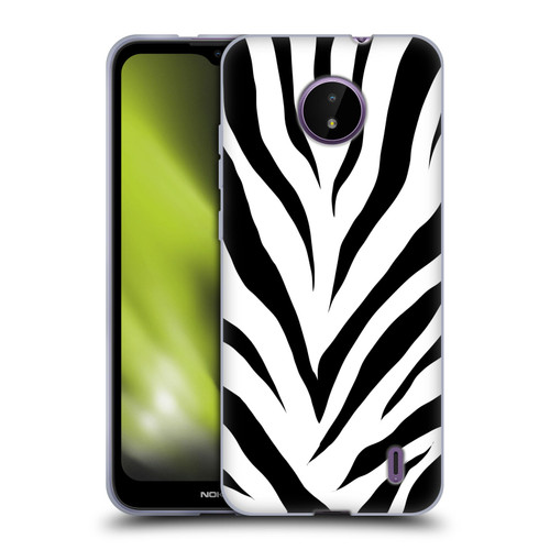 Grace Illustration Animal Prints Zebra Soft Gel Case for Nokia C10 / C20