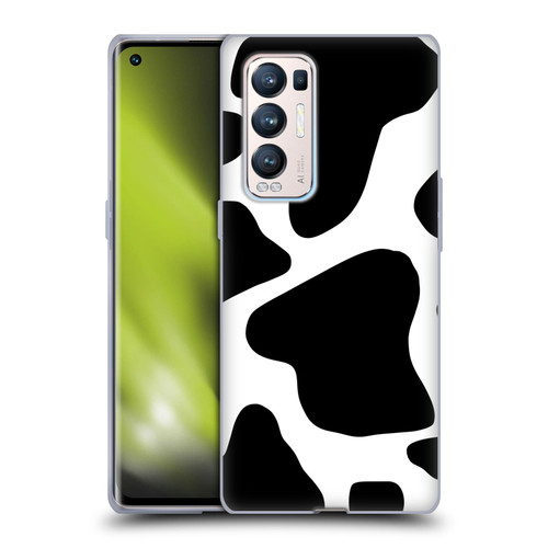 Grace Illustration Animal Prints Cow Soft Gel Case for OPPO Find X3 Neo / Reno5 Pro+ 5G