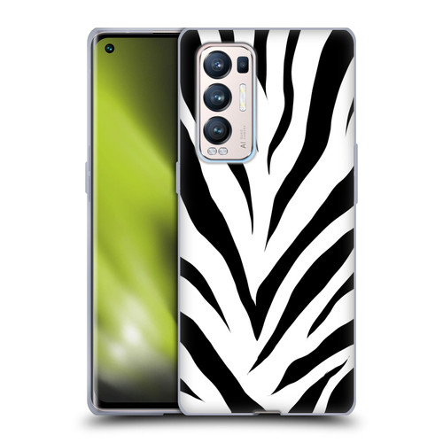 Grace Illustration Animal Prints Zebra Soft Gel Case for OPPO Find X3 Neo / Reno5 Pro+ 5G