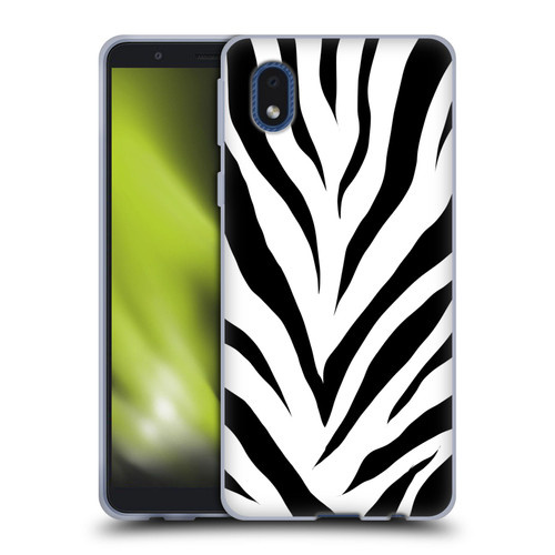 Grace Illustration Animal Prints Zebra Soft Gel Case for Samsung Galaxy A01 Core (2020)