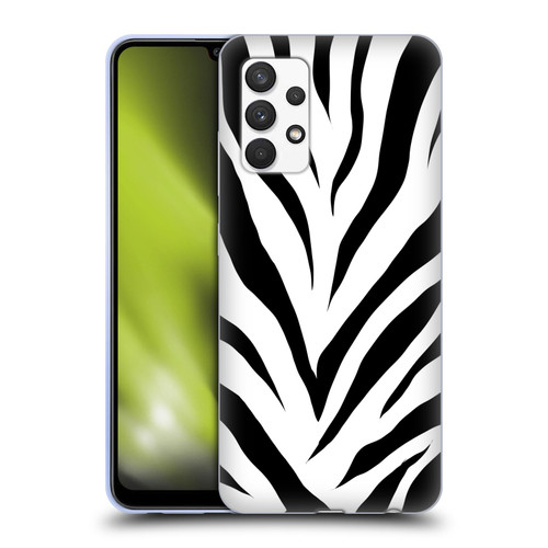 Grace Illustration Animal Prints Zebra Soft Gel Case for Samsung Galaxy A32 (2021)