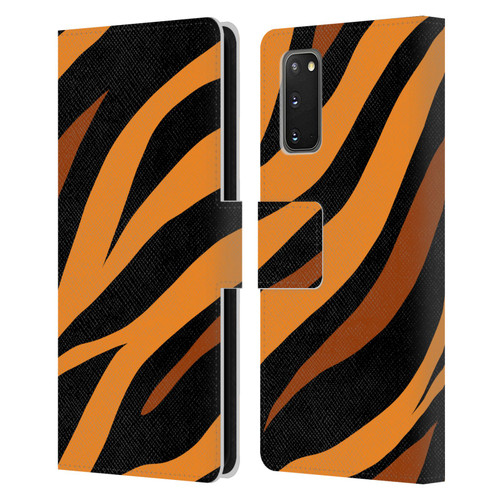 Grace Illustration Animal Prints Tiger Leather Book Wallet Case Cover For Samsung Galaxy S20 / S20 5G