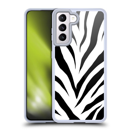 Grace Illustration Animal Prints Zebra Soft Gel Case for Samsung Galaxy S21 5G