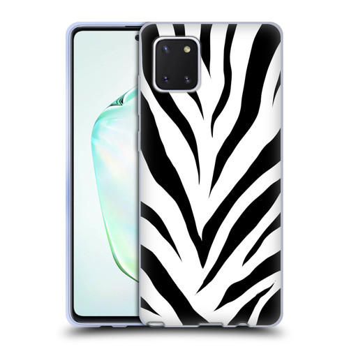 Grace Illustration Animal Prints Zebra Soft Gel Case for Samsung Galaxy Note10 Lite
