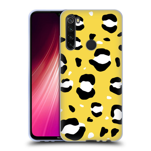 Grace Illustration Animal Prints Yellow Leopard Soft Gel Case for Xiaomi Redmi Note 8T