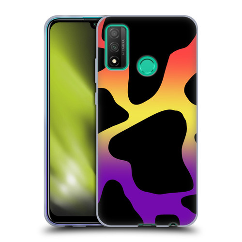 Grace Illustration Cow Prints Sunset Soft Gel Case for Huawei P Smart (2020)