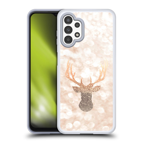 Monika Strigel Champagne Gold Deer Soft Gel Case for Samsung Galaxy A13 (2022)