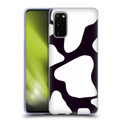 Grace Illustration Cow Prints Black And White Soft Gel Case for Samsung Galaxy S20 / S20 5G
