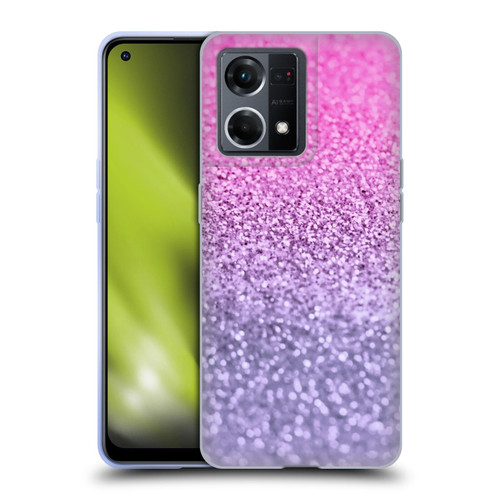Monika Strigel Glitter Collection Lavender Pink Soft Gel Case for OPPO Reno8 4G