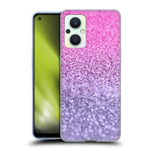 Monika Strigel Glitter Collection Lavender Pink Soft Gel Case for OPPO Reno8 Lite